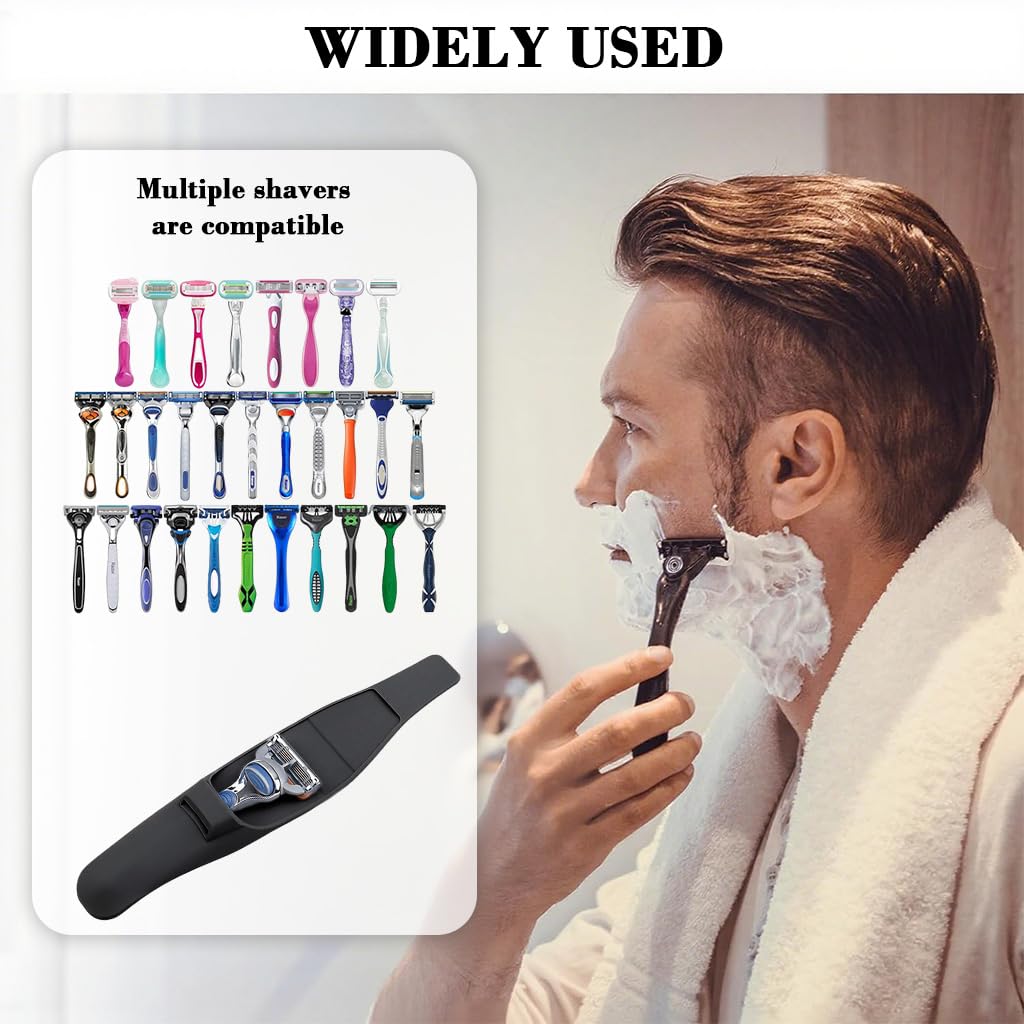 MAYCREATE Silicone Razor Sleeve for Travel Storage with Universal Fit | Shaver Tool Pouch