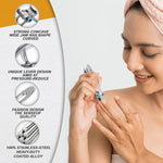 MAYCREATE Ingrown Toenail Clippers for Thick Nails with Curved Blade | 6pcs Stainless Steel Kit