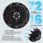 MAYCREATE Orchid Hair Diffuser Attachment for Curly Hair with 4.35–4.65 cm Universal Fit