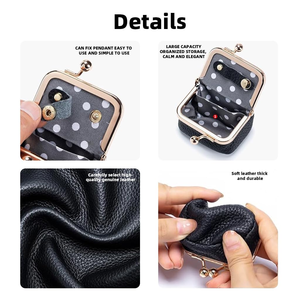 MAYCREATE Small Jewelry Box for Rings and Necklaces with Clasp Lock 2.6x1.77x1.37 in Black