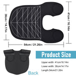 MAYCREATE Silicone Hair Cutting Collar for Salon with Guiding Lines and Hair Catcher | Waterproof, Easy to Clean and Comfortable Fit