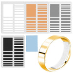 MAYCREATE Ring Size Adjuster for Loose Rings with 8 Sheets 144 Strips EVA Foam | Reusable Fit Solution