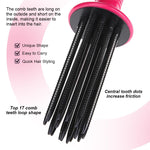 MAYCREATE Curly Hair Styler Tool for Hair Dryer with 17 Stick Air Volume Comb | 25 cm Heatless Resin Curling Comb