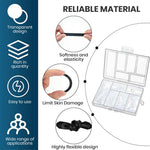 MAYCREATE Eyeglasses Retainers Set with Anti Slip Silicone Nose Pads | 50PCS Comfort Ear Hooks for Glasses