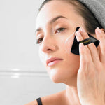 MAYCREATE Triangle Powder Puff for Loose Powder with Case featuring Soft Cotton 4pcs | Skin Friendly Wet and Dry Use