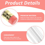 MAYCREATE Empty Lip Gloss Tubes 10pcs 5ml for DIY Cosmetics featuring Pencil Shape and Clear Acrylic Design