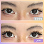 MAYCREATE Lash Clusters for DIY Natural Volume | 100pcs 11mm 3D Fiber Individual Extensions