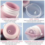 MAYCREATE Travel Toiletries Bottles Kit for Easy Packing featuring 9PCS 90ml Leakproof Silicone Containers | Refillable Dispensers for Shampoo and Lotion