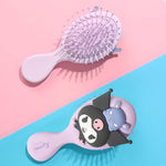 MAYCREATE Toddler Hair Brush for Girls 5.3 in with Ergonomic Handle and Soft Bristles | 3 PCS Kuromi Cartoon Comb