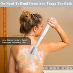 MAYCREATE Body Lotion Applicator for Back 13.7 in with Curved Arm Design | Foldable Travel Use