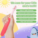 MAYCREATE 10pcs Kids Toothbrush Soft Bristle Toothbrush for Kids Colorful Petals Handle Design Kids Toothbrush Kids Toothbrush for Kids 2-6 Years Old Boys and Girls