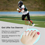 MAYCREATE Toe Separator for Women with Soft SEBS Gel Caps 10 pcs | Washable and Cuttable Protectors