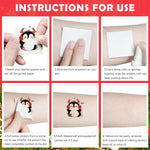 MAYCREATE Christmas Temporary Tattoo Stickers for Kids and Adults featuring 30 Sheets | Waterproof and Easy to Remove Festive Body Art