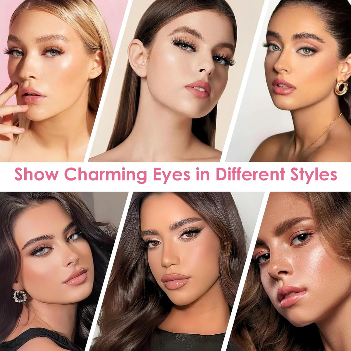 MAYCREATE Lash Clusters for DIY Extensions with 540PCS D Curl Set featuring Ultra Thin Band | Natural Wispy Volume