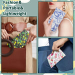 MAYCREATE Sunglasses Pouch 9PCS for Women with Waterproof PU Material | Eyeglass and Coin Storage