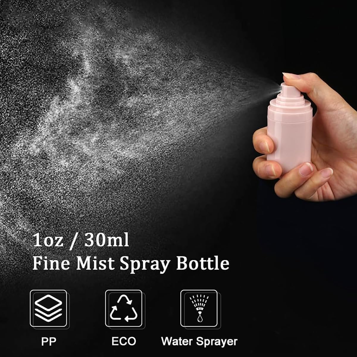 MAYCREATE Airless Pump Bottles for Travel with Leakproof Design and 30ml Capacity | Macaron Color Refillable Containers