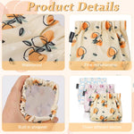 MAYCREATE Small Pouches for Women with Self Closing Design and Oxford Fabric | 3pcs 13×13cm Makeup Organizer