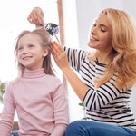 MAYCREATE Toddler Hair Brush for Girls 5.3 in with Ergonomic Handle and Soft Bristles | 3 PCS Kuromi Cartoon Comb