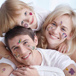 MAYCREATE Temporary Tattoo Stickers for Kids Girls 10 Sheets Waterproof Unicorn Designs | Safe for Parties and Festivals