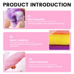 MAYCREATE Reusable Mesh Bathing Net for Gentle Body Cleansing 30x80cm | Soft Exfoliation