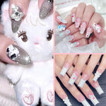 MAYCREATE 3D Nail Decals for DIY Nail Art with 70 Pcs & 7 Designs | Resin Cartoon Charms