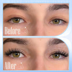 MAYCREATE Eyelash Clusters for Quick DIY Lash Extension featuring Pre-Glued Strips 30PCS