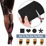 MAYCREATE Shoe Sole Protectors 24PCS for Leather Shoes and High Heels featuring Non Slip Rubber | Self Adhesive Cuttable Grips