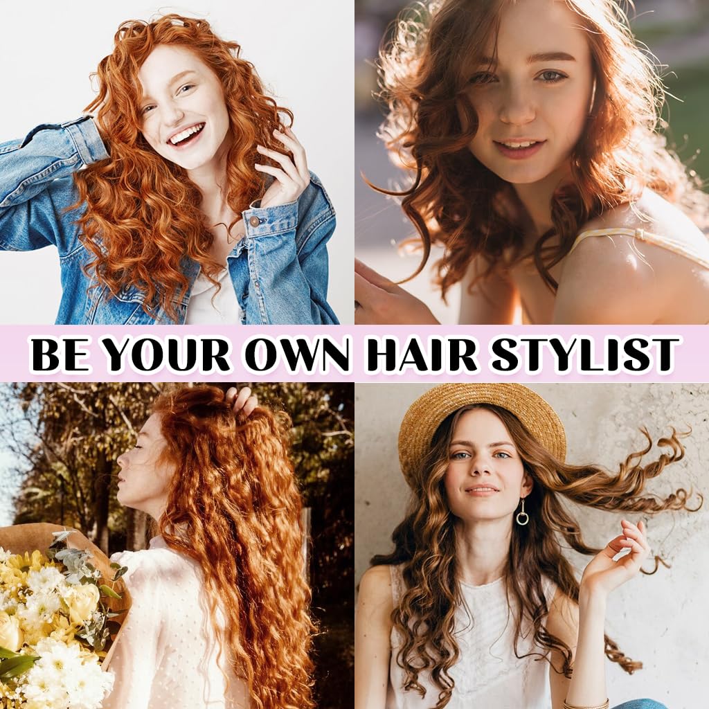 MAYCREATE Heatless Hair Curler for Overnight Curls with 60 in Extra Long Soft Rod | No Heat Styling