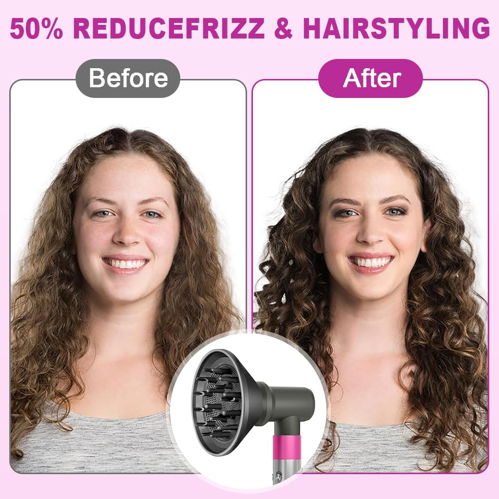 MAYCREATE Adaptor for Dyson Airwrap Attachments featuring Heat‑Resistant Right Angle Design | Converts HS01 HS03 HS05 HS08 Styler to Hair Dryer