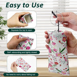 MAYCREATE Sunglasses Pouch 9PCS for Women with Waterproof PU Material | Eyeglass and Coin Storage