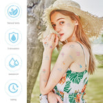 MAYCREATE Temporary Tattoo Stickers for Women and Girls with 8 Sheets Cute Kawaii Designs | Easy to Apply and Remove