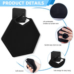 MAYCREATE Silicone Body Scrubber for Shower with Dual Side Exfoliating Pad | Blue Massager