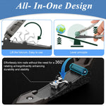MAYCREATE Nail Cutter for Thick Nails with Anti Splash Catcher and Textured Handle | Stainless Steel for Adults