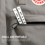 MAYCREATE Butterfly Comb for Training with Hex Screw Fixing and 22cm Folding Design | Stainless Steel