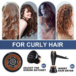 MAYCREATE Curly Hair Diffuser for Volumizing Curls with Clip-On Fit | Heat-Resistant PC Material