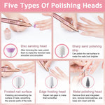 MAYCREATE Electric Nail Trimmer for Manicure and Pedicure with 5 Bits and 2 Speeds | USB Rechargeable