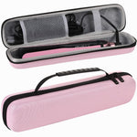 MAYCREATE® Curling Iron Travel Case, Hard Carry Travel Case for Hair Straightener Iron, Hair Straightener EVA Flat Case for Vacation(CASE ONLY)
