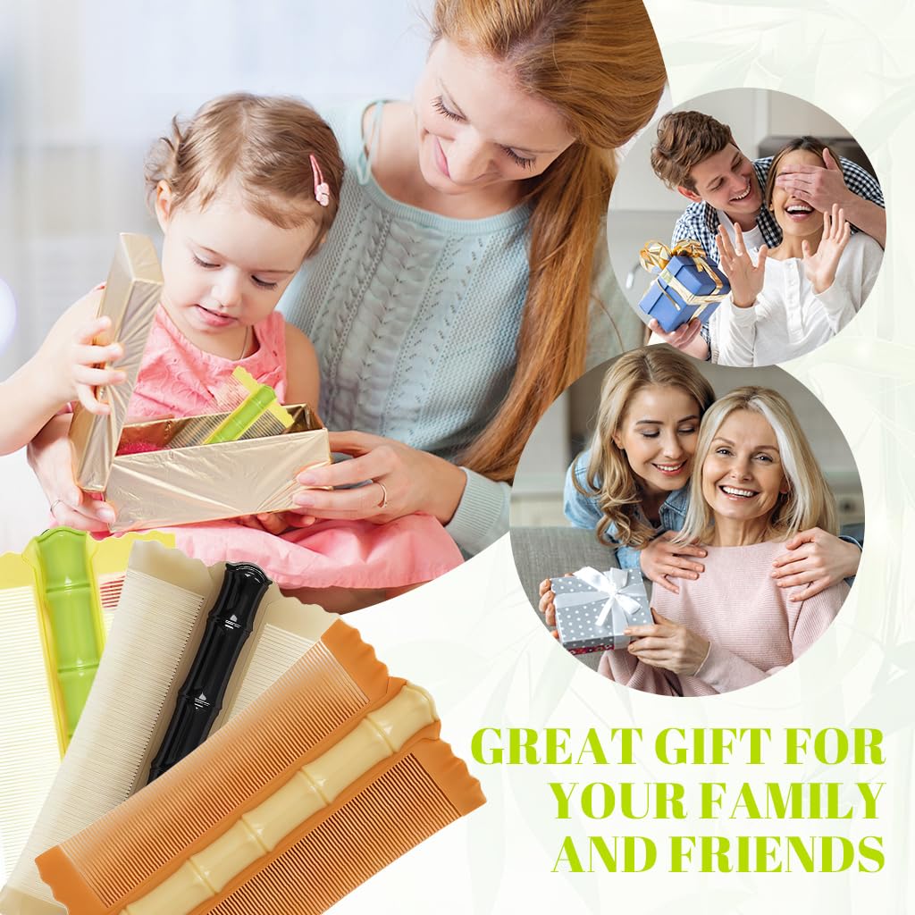 MAYCREATE Lice And Nits Removal Comb 3Pcs for Women and Kids with Double-Sided Fine Teeth | Dandruff and Flea Care