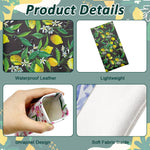 MAYCREATE Sunglasses Pouch for Women featuring Self Closing Design and Waterproof PU Liner 182x95mm