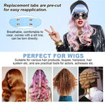 MAYCREATE Wig Tape for Lace Front Wigs and Toupees featuring Double Sided Clear Adhesion | Traceless Ultra Slim Waterproof Hold