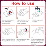 MAYCREATE Temporary Tattoo Stickers for Kids with Waterproof Design and 20 Sheets | Fun Party Favors
