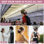 MAYCREATE Hair Bun Accessories for Women featuring Flower Mesh Snood Net with Pearls | Elegant Daily and Dance Hair Cover