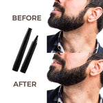MAYCREATE Beard Pencil Filler for Men with Four Fork Tip and Soft Bristle Brush | Natural Beard Enhancer