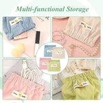 MAYCREATE Makeup Pouch Set for Travel and Daily Use featuring Easy Squeeze Open 13x5x12 cm | Soft Corduroy Bags for Women