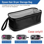 MAYCREATE Hair Tools Travel Bag for Dyson and Shark Flexstyle featuring 40x19x16cm Capacity | Waterproof Black Organizer
