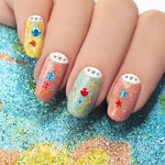 MAYCREATE 5 Sheet Gem Stickers Rhinestones Acrylic Color Self Adhesive Face Jewels Stickers for Women Girls Kids DIY Crafts, Makeup, Nail Art, Sketchbook and Decorations
