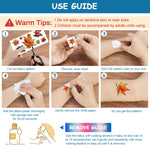 MAYCREATE Temporary Tattoos for Men and Women with 30 Sheets Waterproof Designs | Flowers Roses Butterflies Body Art Stickers