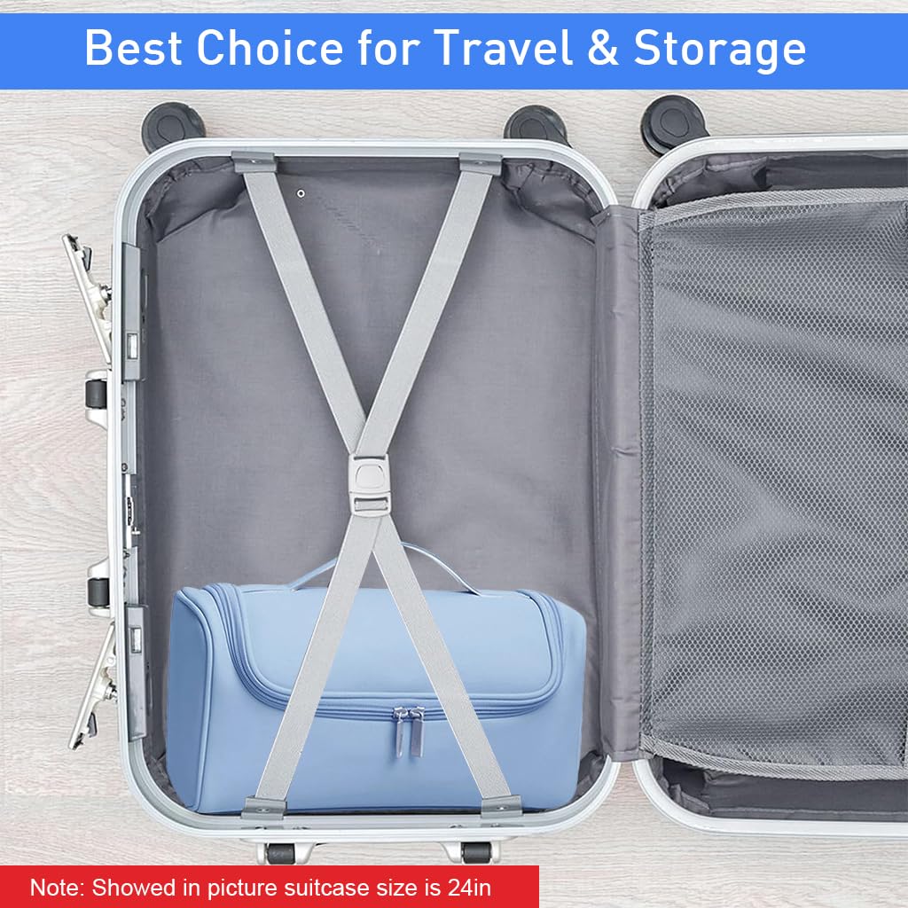 MAYCREATE Travel Storage Bag for Dyson Airwrap featuring Five Compartments and PU Material | Portable Organizer with Hanging Hook