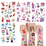 MAYCREATE® Fans Tattoo Stickers Fashion Album Stickers S wift 'Eras 'World Tour Illustration Stickers Skin Stickers Face Stickers