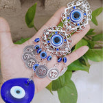 MAYCREATE Evil Eye Hanging for Home Om Nazar Battu for Home Protection, Good Luck and Prosperity, Amulet Wall Hanging Home Decor Protection Blessing Housewarming Birthday Gift